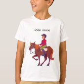 もっと乗ろう少年 Tシャツ (正面)