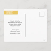 もっと人が多いと楽しいホリデー写真 シーズンポストカード (裏面)