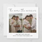 もっと人が集まって楽しいホリデーベイビー出産予定カード シーズンカード (正面)