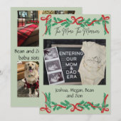 もっと人が集まって 赤ちゃんが生まれるクリスマスカード シーズンカード (正面/裏面)