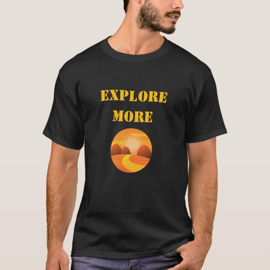 もっと冒険をしようTシャツ Tシャツ (正面)