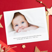 もっと写真メリー新生児ホリデーカード