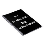 もっと冷たい雑誌を書く ノートブック (右側)