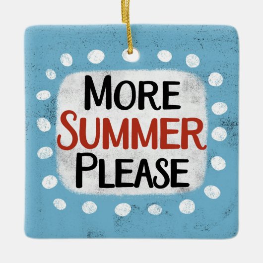もっと夏のオーナメント セラミックオーナメント (正面)