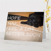 もっと大きくしてほしい カード (黄色い花)