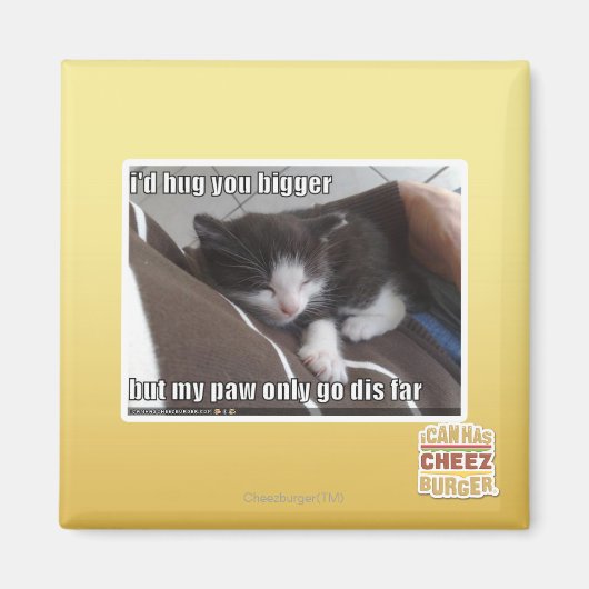 もっと大きく抱きしめてやろう マグネット (正面)