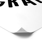 もっと大きなものに手を伸ばそう 面白いチーズのダジャレ ポスター (角)