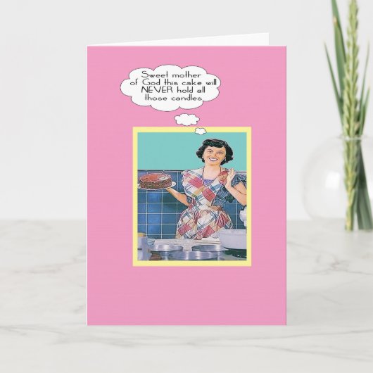 「もっと大きなケーキが必要になるわ！」 カード (正面)