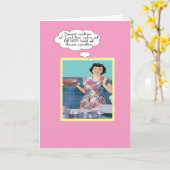 「もっと大きなケーキが必要になるわ！」 カード (黄色い花)