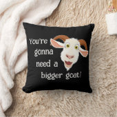 もっと大きなヤギ映画の引用文がおもしろい必要だ クッション (ブランケット)