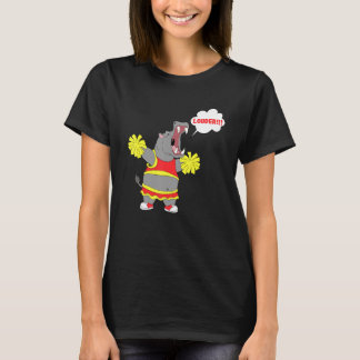 もっと大きな声でカバのチアリーダーダンス Tシャツ