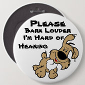 もっと大きな声で私の耳の懸命 缶バッジ (正面&裏面)