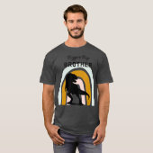 もっと大きな大きなお兄さんレインボー恐竜トップ Tシャツ (正面フル)