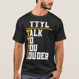 もっと大きな市民退職した高齢者に話す Tシャツ