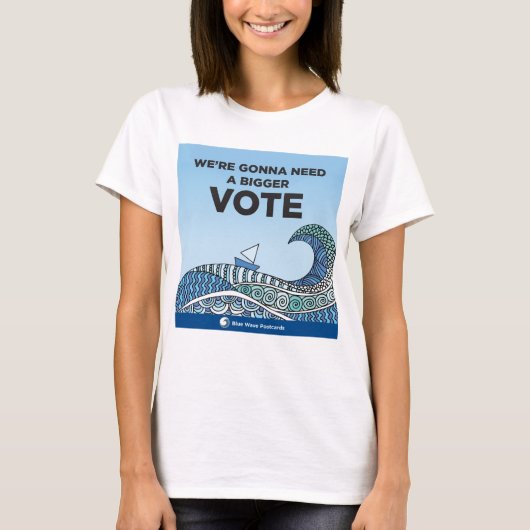 もっと大きなVOTEのTシャツ Tシャツ (正面)