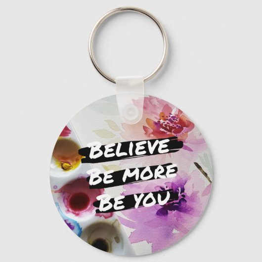 もっと大き信じなトートバッグ キーホルダー (正面)