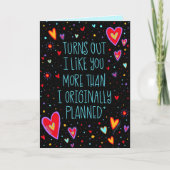 もっと好きだったと伝えたい バレンタイン かわいい カード (正面)