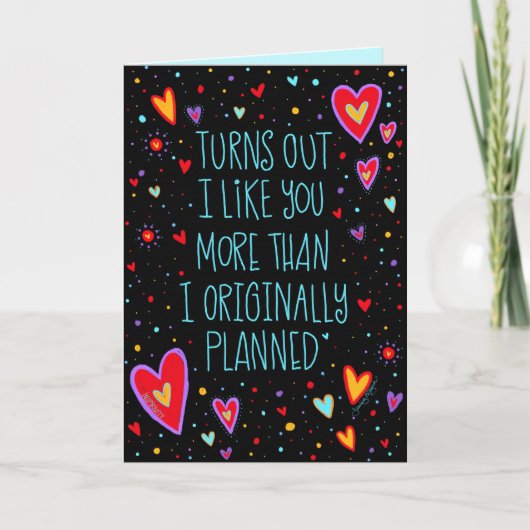 もっと好きだったと伝えたい バレンタイン かわいい カード (正面)