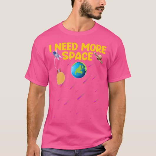 もっと宇宙おもしろい天体物理学Lが必要 Tシャツ (正面)