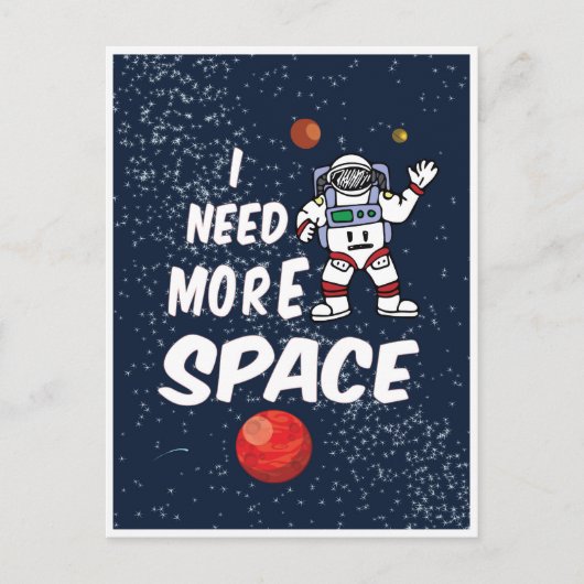 もっと宇宙が必要だ ポストカード (正面)