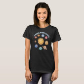 もっと宇宙科学先生太陽太陽の地球 Tシャツ (正面フル)