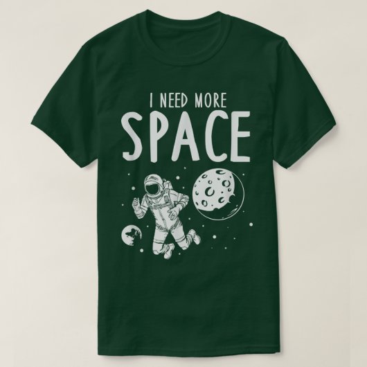 もっと宇宙 Tシャツ (デザイン正面)