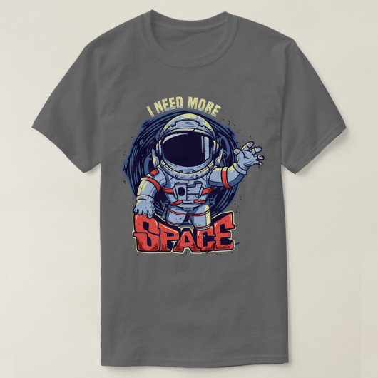 もっと宇宙 Tシャツ (デザイン正面)