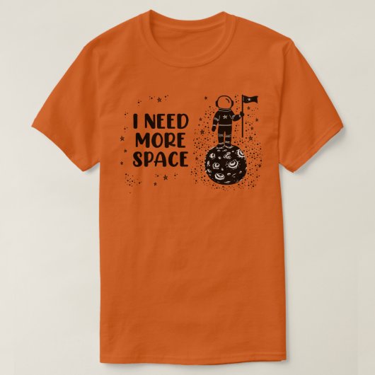 もっと宇宙 Tシャツ (デザイン正面)