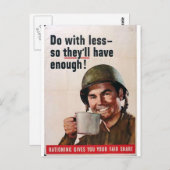 もっと少なくしろ！ ポストカード (正面/裏面)