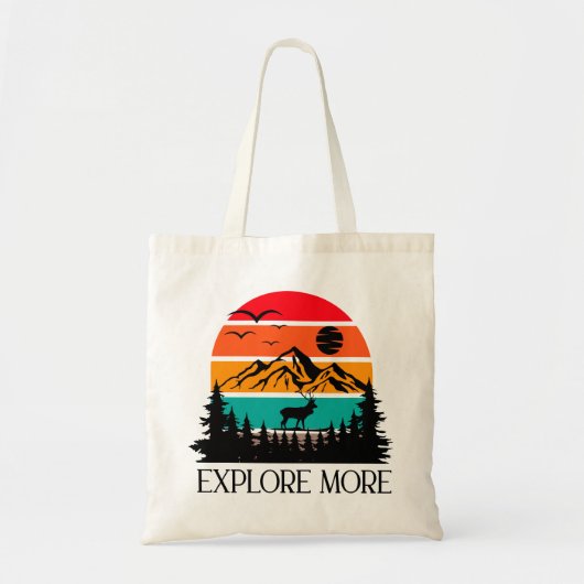 もっと山の自然アドベンチャー屋外を探索 トートバッグ (正面)