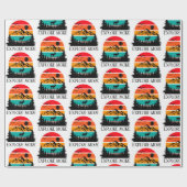 もっと山の自然アドベンチャー屋外を探索 ラッピングペーパー (フラット)