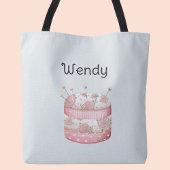 もっと幸せそうに見える！あ買あの生地 トートバッグ