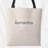 もっと幸せそうに見える！かわいいソース生地トート トートバッグ