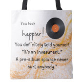 もっと幸せそうに見える!アルバムのドロップ投資 トートバッグ