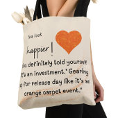もっと幸せそうに見える！リリース日の準備 トートバッグ
