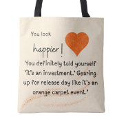 もっと幸せそうに見える！リリース日の準備 トートバッグ