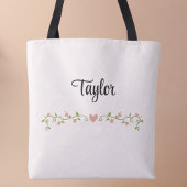 もっと幸せそうに見える！私はこれ以上のバラ石英は必要なかった トートバッグ