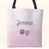 もっと幸せそうに見える!糸の汚れをほどいた トートバッグ