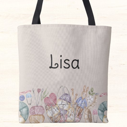 もっと幸せそうに見える！裁縫クレフターテーマ トートバッグ