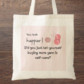 もっと幸せそうに見える！買の糸の自力気に トートバッグ