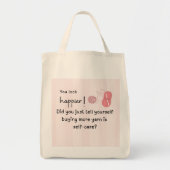 もっと幸せそうに見える！買の糸の自力気に トートバッグ (正面)