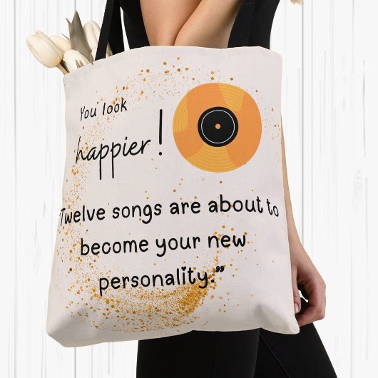 もっと幸せそうに見える!12曲あなたの性格 トートバッグ
