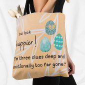 もっと幸せそうに見える！3ヒント深いイースターエッグ トートバッグ