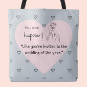 もっと幸せそう! 今年最高の結婚式 トートバッグ