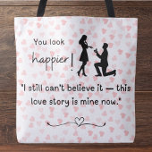 もっと幸せそう!今私のラブストーリーなの トートバッグ