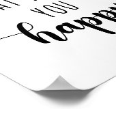 もっと幸せなことをする感動的 ポスター (角)