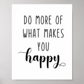 もっと幸せなことをする感動的 ポスター (正面)