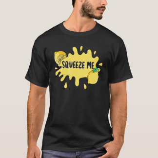 もっと強く搾ってね シトラス フルーツ レモン Tシャツ