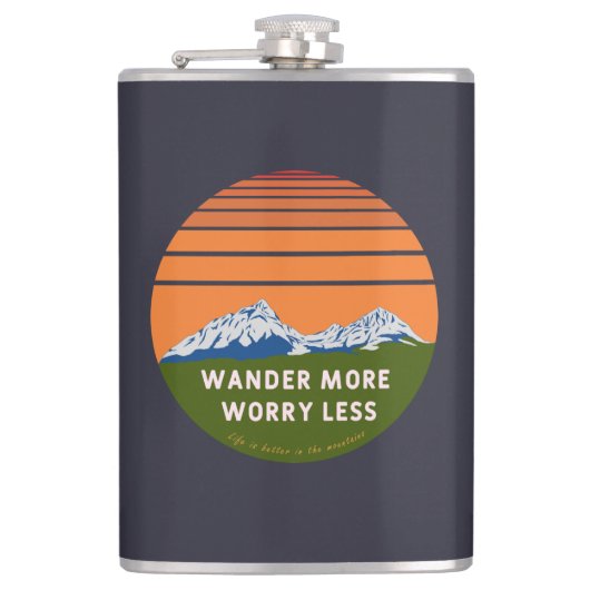 もっと心配なく歩き回る フラスク (正面)