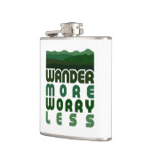 もっと心配なく歩き回る フラスク (左)